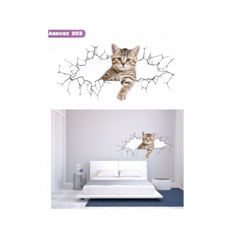 Wall sticker 3D pattern no. 203