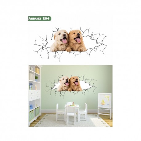 Wall sticker 3D pattern no. 204