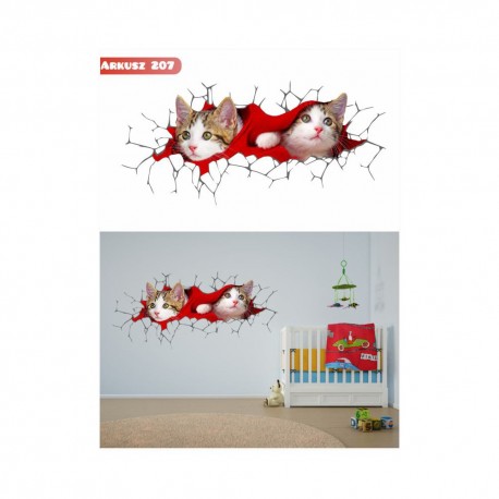 Wall sticker 3D pattern no. 207