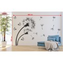 Wall sticker pattern dandelions no. 2293