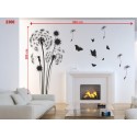 Wall sticker pattern dandelions no. 2300