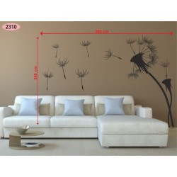 Wall sticker pattern dandelions no. 2310