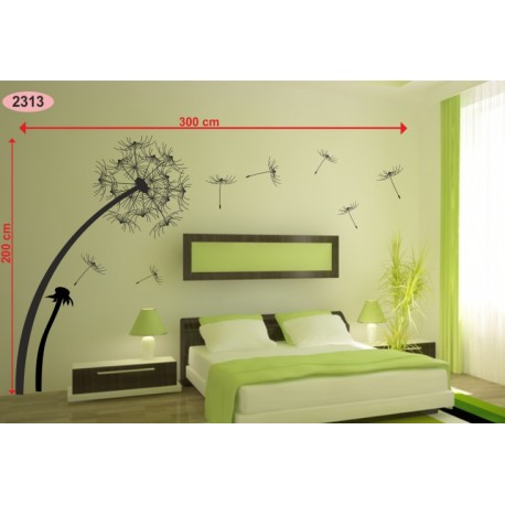 Wall sticker pattern dandelions no. 2313