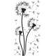 Wall sticker pattern dandelions no. 35