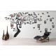 Wall sticker pattern tree no. 3999