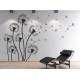 Wall sticker pattern dandelions no. 2324