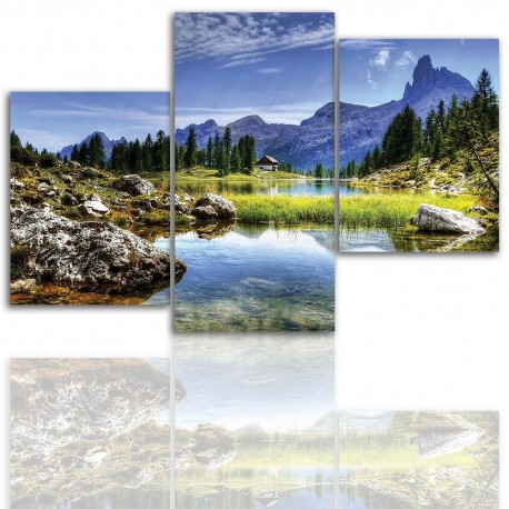 Canvas image spread on the frame 12003