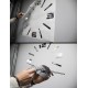 Duży nowoczesny zegar na ścianę Mirror Mase NT