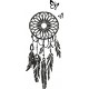 Wall sticker pattern Dreamcatcher no. 8504