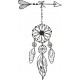 Wall sticker pattern Dreamcatcher no. 8505