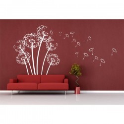 Wall sticker pattern dandelions no. 227