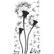 Wall sticker pattern dandelions no. 23