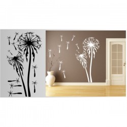 Wall sticker pattern dandelions no. 13