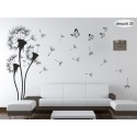 Wall sticker pattern dandelions no. 25