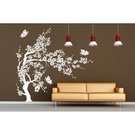 Wall sticker pattern tree no. D24