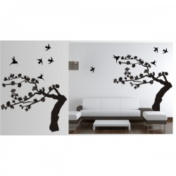 Wall sticker pattern tree no. D43