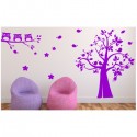 Wall sticker pattern tree no. 246