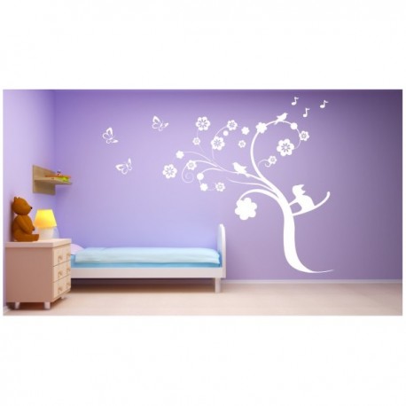 Wall sticker pattern tree no. 249