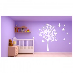 Wall sticker pattern tree no. 253