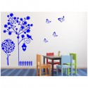 Wall sticker pattern tree no. 258