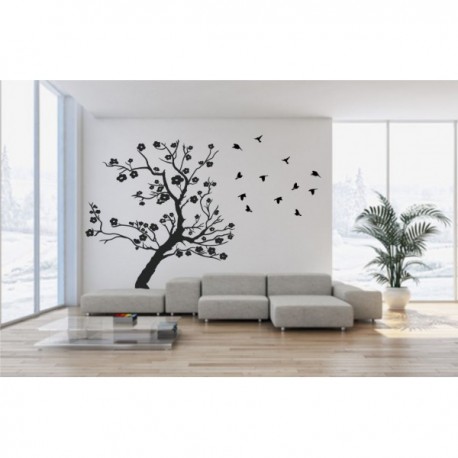 Wall sticker pattern tree no. 89