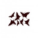 Wall sticker pattern butterflies no. 2