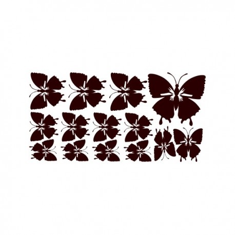 Wall sticker pattern butterflies no. 5