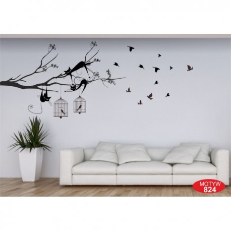 Wall sticker pattern no. 824