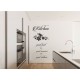 Wall sticker pattern no. kitchen 1183