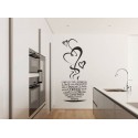 Wall sticker pattern no. kitchen 1198