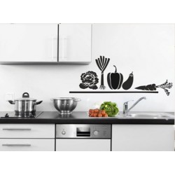 Wall sticker pattern no. kitchen 1208