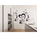 Wall sticker pattern no. kitchen 1227