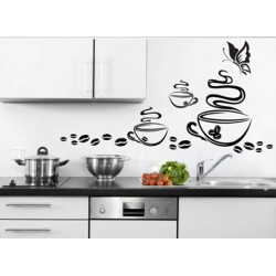 Wall sticker pattern no. kitchen 1238