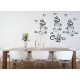 Wall sticker pattern no. kitchen 1277